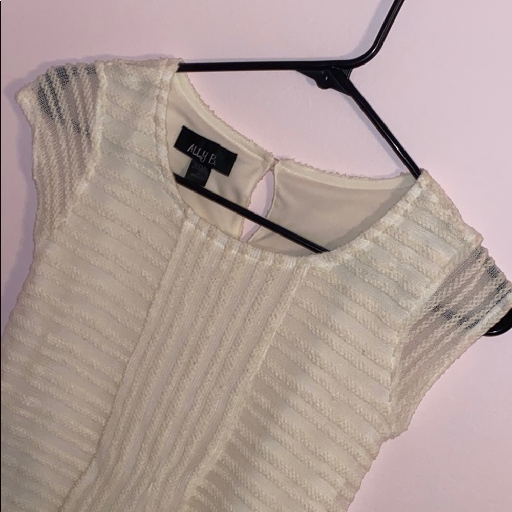 White Girls Lace Tank Top